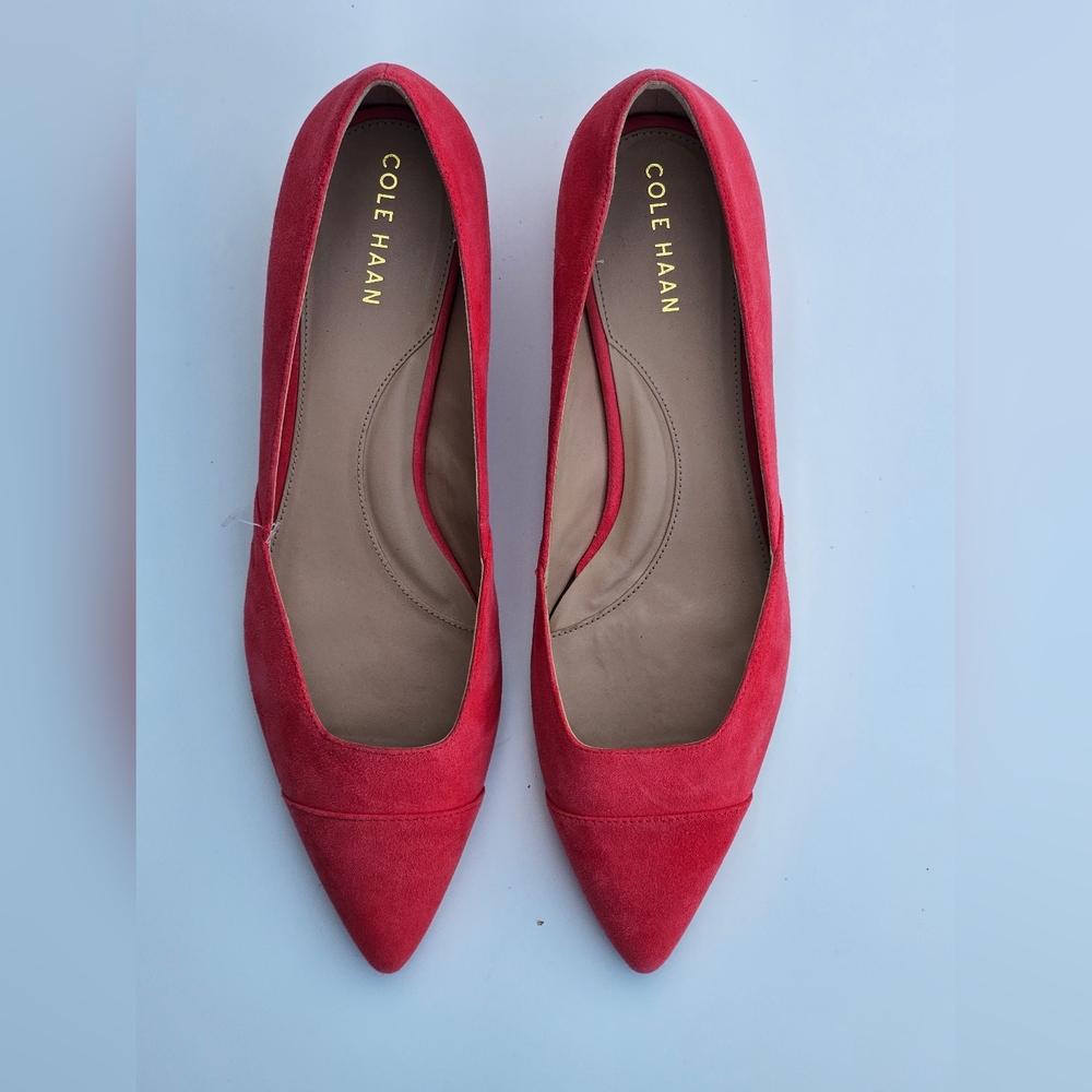 Cole Haan Geranium Suede Vanessa Skimmer 11B NWOT